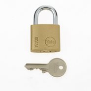 Yale Open Shackle Padlock Brass